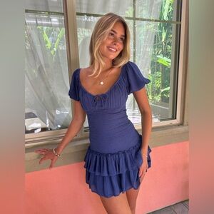 Bring On The Sun Ruffled Dress